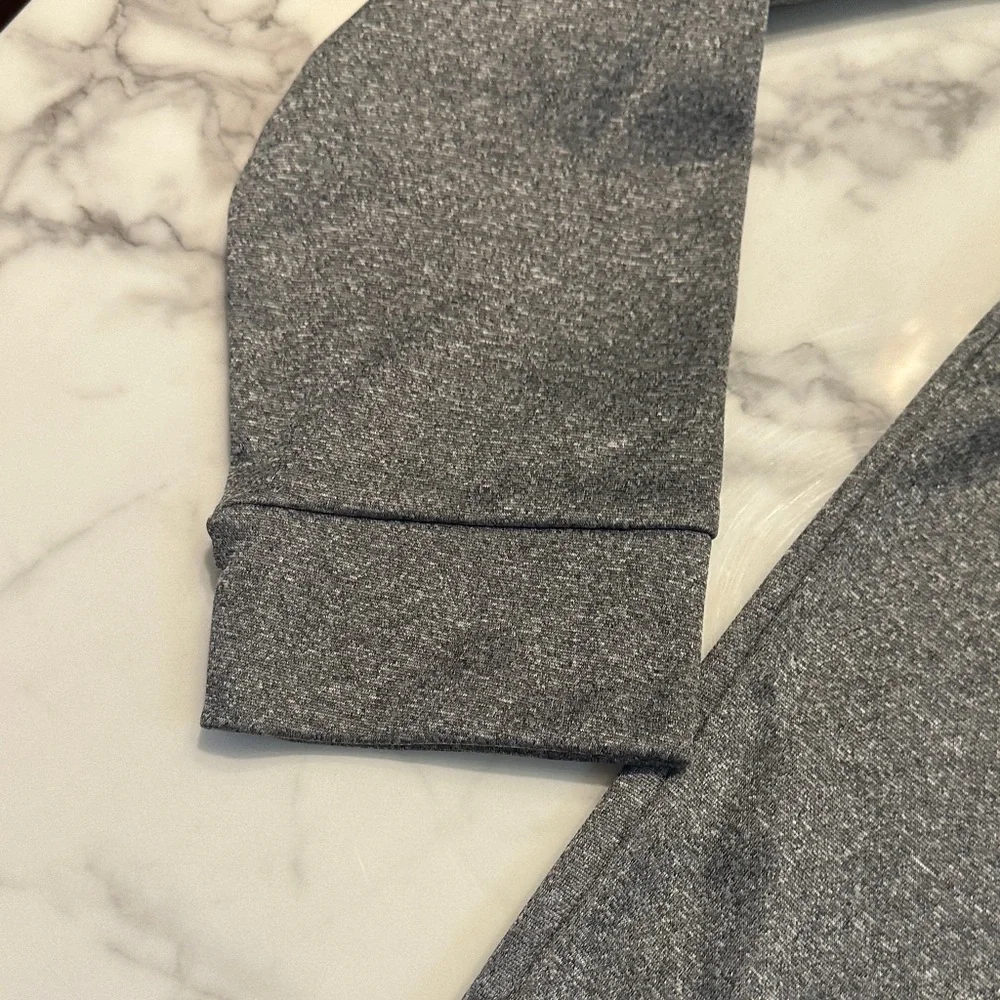Puma Heather Gray Hoodie with White Logo